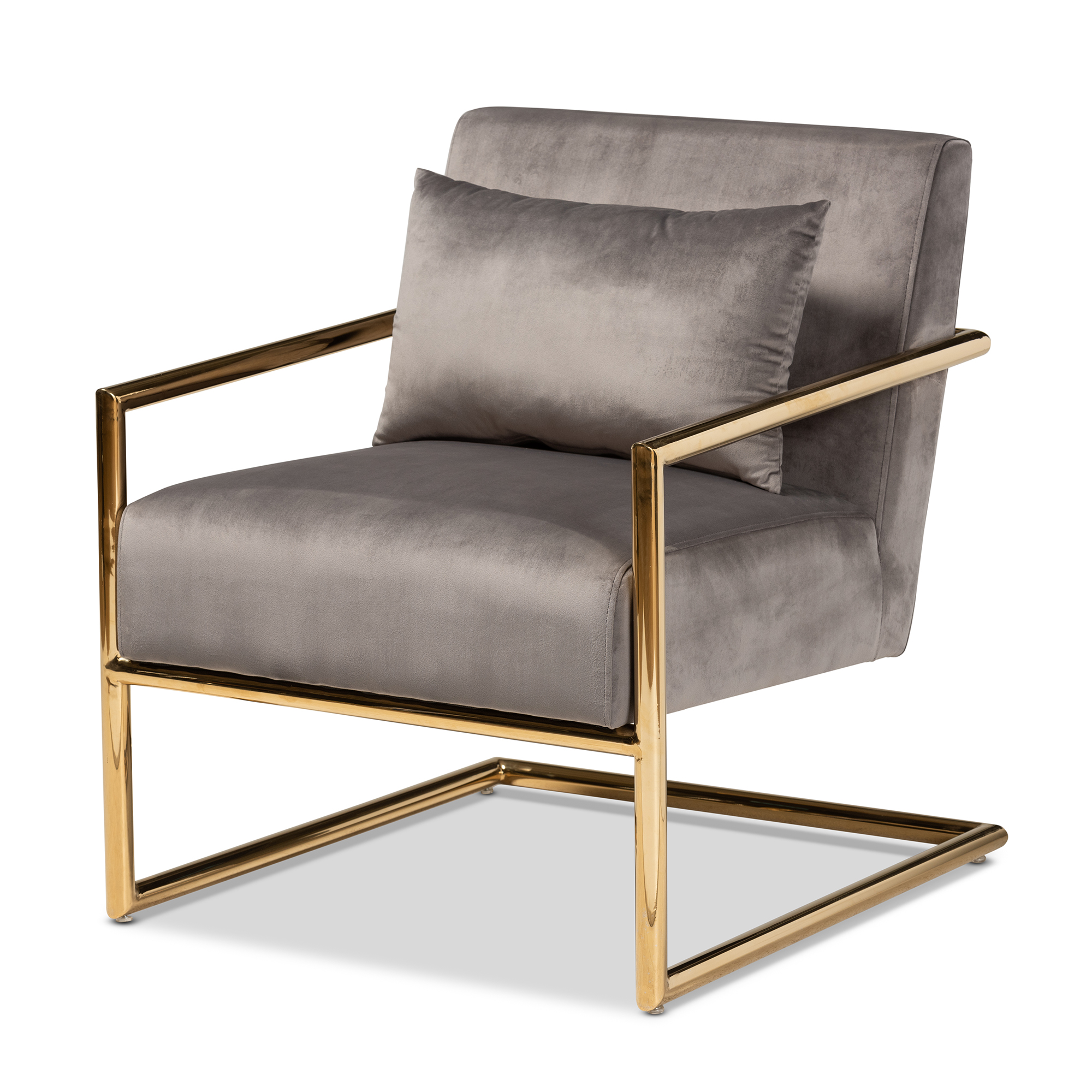 Gray and gold accent chair new arrivals